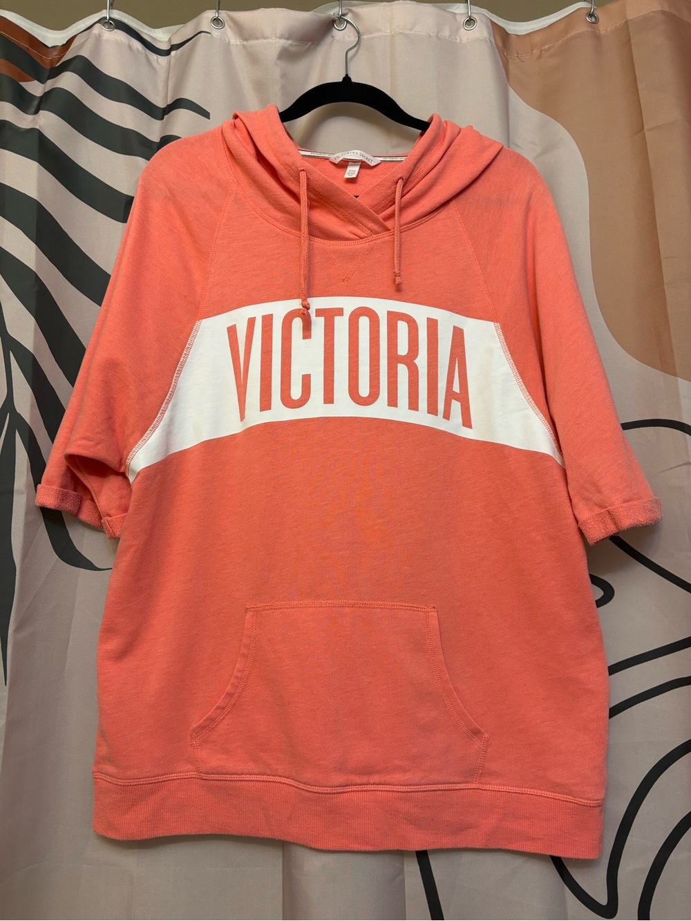 Short-Sleeve Hooded Sweatshirt